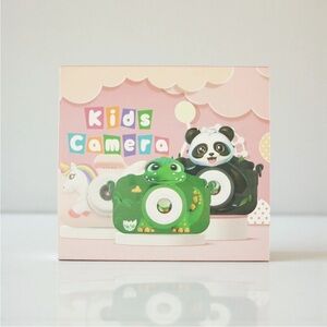 Kid Camera Dinosaur Boy Digital Camera Toy Dual 2.0inch 64GB Card Green Gift
